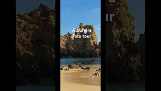 Albufeira Praia dos Arrifes Foto tour com girafasabia albufeira algarve shorts abba [upl. by Ocimad374]