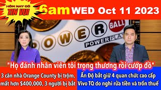 🇺🇸Oct 11 2023 TẤM VÉ SỐ POWERBALL TRỊ GIÁ 1 TRIỆU ĐÔ ĐƯỢC BÁN Ở QUẬN CAM CALIFORNIA [upl. by Ahteres297]