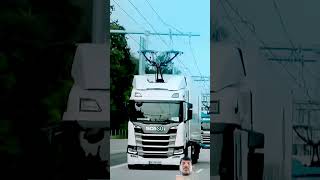 Electric truck haway transport truckdriver automobile [upl. by Fennelly]