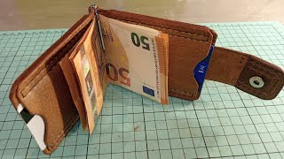 Leather craft  handmade  art  lifetime guarantee  wallet [upl. by Mungam]