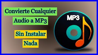 ✅ como CONVERTIR Cualquier AUDIO a MP3 sin programas 2023 [upl. by Asa389]