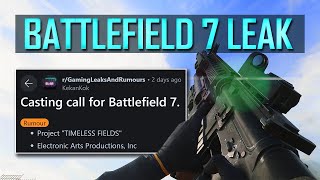 New Battlefield 7 Leak Details Potential Campaign Character [upl. by Lewej358]