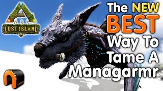 ARK The NEW BEST Way To Tame A Managarmr ARK [upl. by Artemisia]