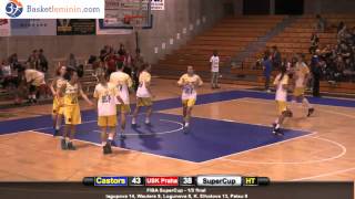 FIBA Super Cup Women 2015  Mithra Castors Braine  ZVKK US Praha [upl. by Dias415]