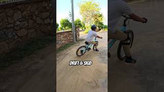 Cycle skid and drift 🚴🔥 shorts mtb cycle stunt skit [upl. by Cochrane626]