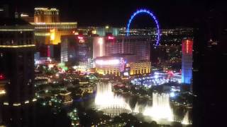 Bellagio Fountain view from Vdara [upl. by Ferdie]