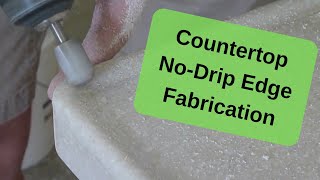 HowTo Fabricate a NoDrip Edge on Corian Solid Surface [upl. by Eul]