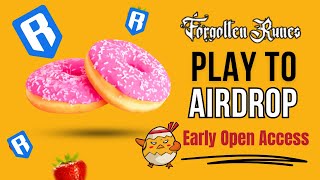 Ronin Donut Airdrop GET YOURS NOW Forgotten Runes  Early Open Access [upl. by Goldston]