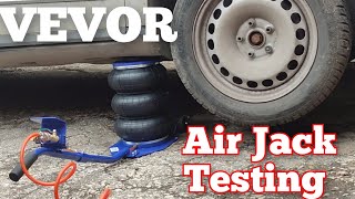 VEVOR Air jack unboxing and Test 3t [upl. by Stoneham]