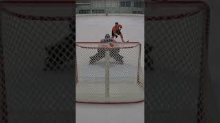 Shootout Guaranteed W hockey hockeygoaliesaves hockeygoalie nhl sports goaliegearsnob [upl. by Necyla]