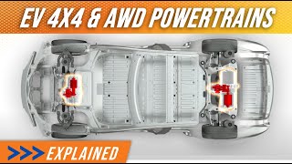 Electric 4x4 powertrains compared and explained inc Cybertruck [upl. by Merline]