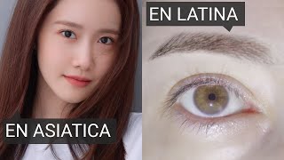 Cómo HACER CEJAS ASIATICAS 😍para verte mas joven y angelical😇  ❤BabyG [upl. by Oigaib]