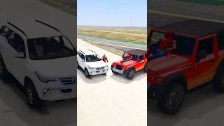 Thar vs fortuner race video😱😮 viralvideo youtubeshorts gta5 cartoon gaming [upl. by Ede]