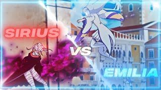 RE ZERO  EMILIA VS SIRIUS 💙 EditAMV 4K [upl. by Nivlac]