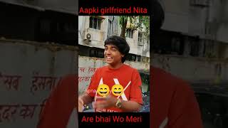 Nita meri girlfriend hai  Rohit Zinjurke  new video  Nita shilimkar amp Rohit 09 tiktok viral [upl. by Erehs347]