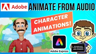 Create FREE Character Animations with Adobe Animate from Audio [upl. by Keen]