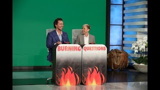 Matthew McConaughey Answers Ellen’s ‘Burning Questions’ [upl. by Ikcin]