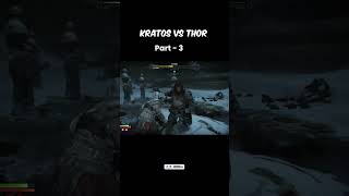 Kratos VS Thor Part 03 godofwarragnarok gamingchannel ps5 [upl. by Ddart]