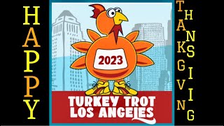 Turkey Trot and Dog Jog in Los Angeles Happy Thanksgiving [upl. by Kellene]