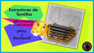 ¿Cómo usar los EXTRACTORES DE TORNILLOS o bulones ¿REALMENTE FUNCIONAN ¡Vamos a ver 🧐 💥 [upl. by Kimbra]