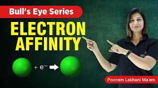 Electron Affinity  Periodic Table class 11  IIT JEENEET  Poonam mam  ATP STAR KOTA [upl. by Leanna]