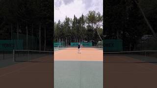 Tennis Pointer vs Babolat Pure Drive Adult Grip 1 Practice at The Club tennispointer [upl. by Mort150]