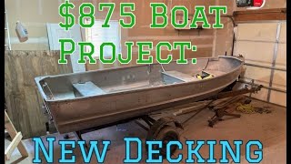 Boat Restoration Preparing for new decking [upl. by Lucius457]