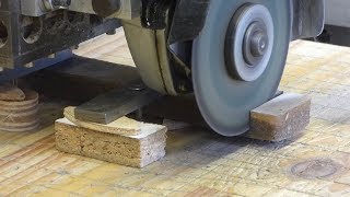 Cutting graniteepoxy on a CNC machine [upl. by Bristow]