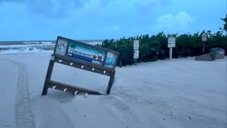 Vanderbilt Beach Park The Morning After Hurricane Helene  North Naples Florida 092724 [upl. by Elodie829]