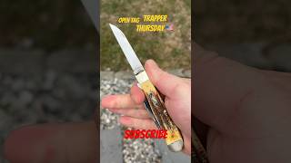 Open tag  Trapper Thursday Case trapper USA 🇺🇸 bonestag comment SUBSCRIBE usa edc [upl. by Jona246]