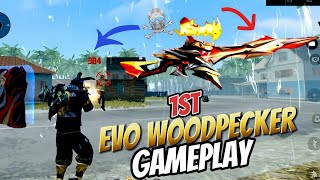 GAMEPLAY WITH EVO WOODPECKER 🔥  GARENA FREE FIRE [upl. by Solitta12]