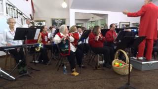 Sophie and the Saginaw Area Concert Band Silver Bells [upl. by Kirtap]