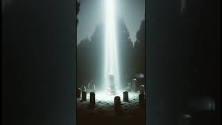 UFO with mass sighting shining light on grave [upl. by Aitetel]