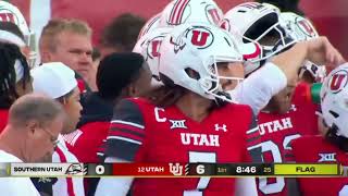 Utahs Cam Rising FIRST TOUCHDOWN after return from injury  2024 College Football [upl. by Deutsch]