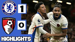 🔵 Sancho DEBUT Chelsea vs Bournemouth 10 HIGHLIGHTs  Nkunku goal Sanchez Penalty SAVE [upl. by Aborn]