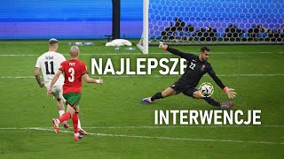 Najlepsze Interwencje Bramkarskie na Euro 2024 Polski Komentarz ᴴᴰ [upl. by Abe]