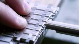 Making the Bracelet for a Royal Oak  Audemars Piguet [upl. by Bartie12]