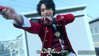 Henshin Kiramai Red Yellow Green and Gokai Red  Zenkaiger vs Kiramager  Super Sentai Content [upl. by Lennon420]