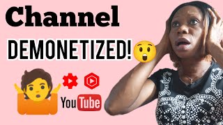 Your Channel Will Get Demonetized If You Dont Stop Doing This Now [upl. by Yeleek]