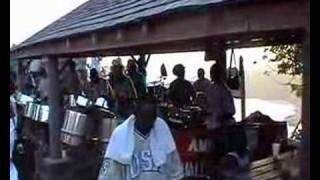 Steel Band playing at Shirley Heights Antigua [upl. by Ecnarrat]