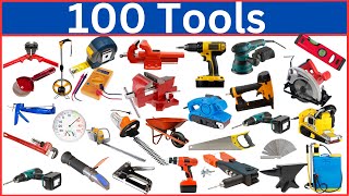 Tools Vocabulary  100 Tool Names You Need to Know [upl. by Nerag]