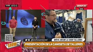 Presentación de la camiseta de Talleres  Sede Talleres [upl. by Colet]