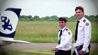 Baltic Aviation Academy Before flight routine of student pilot [upl. by Eisnil]