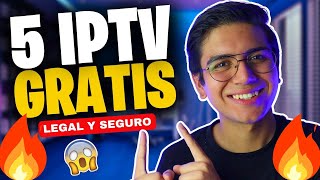 5 IPTVs GRATIS y LEGALES  TV en VIVO en STREAMING [upl. by Leon]