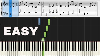 Danny Boy  Piano Sheet Music EASY [upl. by Renick]