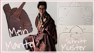 Winterjacke Schnittmuster  Mantel nähen Anleitung  DIY [upl. by Krystin]