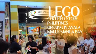 LEGO Certified Store Philippines opening  Ayala Malls Manila Bay [upl. by Kenward607]