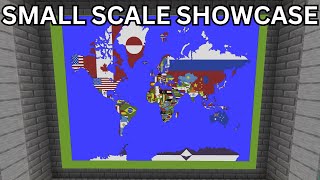 Small Scale World Flag Map in Minecraft Showcase DOWNLOAD [upl. by Bethel]