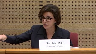 Audiovisuel public  Rachida Dati annonce une réforme « avant l’été » [upl. by Monetta]