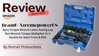 XtremepowerUS Torque Wrench Lug Nut Wrench Torque Multiplier REVIEW [upl. by Haral]